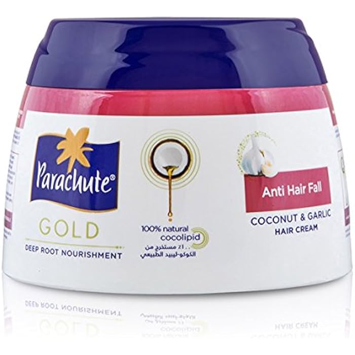 Parachute Gold Anti Hair Fall Coconut and Garlic Cream, 140 ml - Image 1